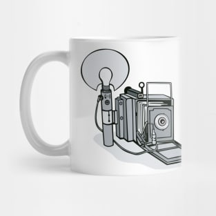 Press Camera With Bulb Flash Mug